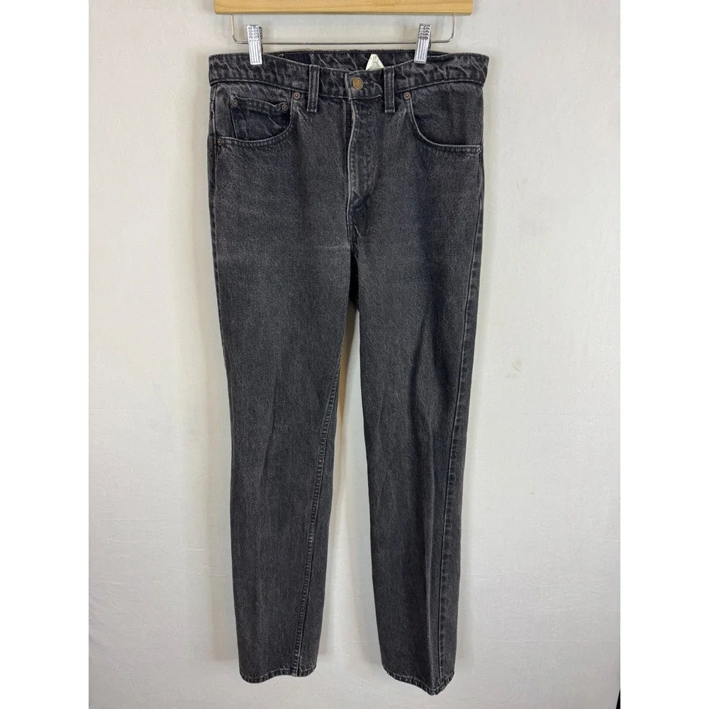 Vintage 90s Levis‎ 516 Slim Fit Straight Leg Jeans Mens 33x34 Faded Black Canada